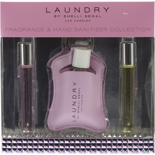 LAUNDRY BY SHELLI SEGAL - 3 Piece Urban Ice & Downtown Rollerball 0.33 oz. and Urban Ice Hand Sanitizer 1 oz.