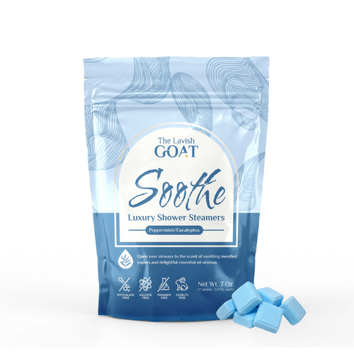 The Lavish Goat - Soothe Shower Steamers - Peppermint/Eucalyptus