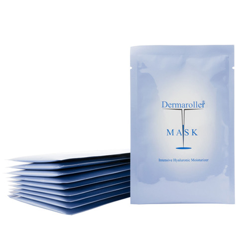 Dermaroller - Intensive Hyaluronic Moisturizer Silk Face Mask 10 Pack