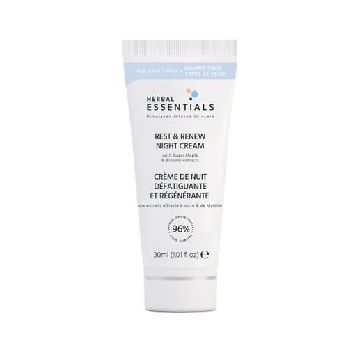 Herbal Essentials - Rest & Renew Night Cream with Sugar Maple &amp; Bilberry extracts