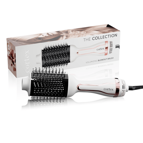 Cortex International - 3 in. Volumizing Blowout Brush - WHITE ROSEGOLD