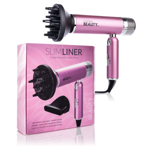 Cortex Beauty - SlimLiner : Turbo-Charged Foldable Hair Dryer - BLUSH PINK