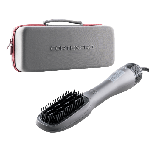 Cortex Professional - Pro Dryer Brush | All-In One Tool with Heated Plate Technology - GRAY
