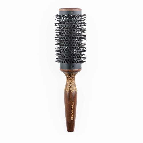 Cortex Professional - 1.25 in. Thermal Color Changing Heat Activated Round Brush - WOOD