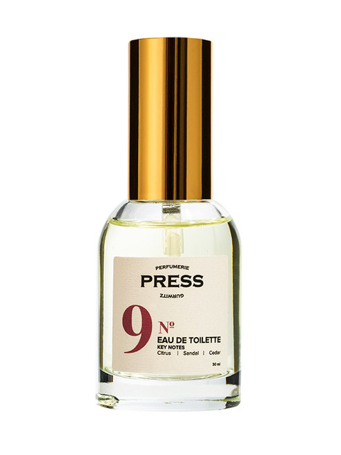 Press Gurwitz Perfumerie - Eau de Toilette No 9 Citrus, Sandal, Cedar, 30 ml