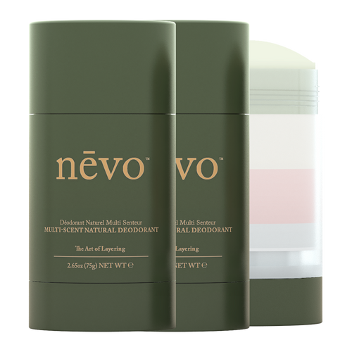 Nevo - Multi-Scent Natural Deodorant / No C1 - Mint / Coconut / Citrus - 2.65oz / 75g (2-Pack)