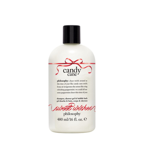 Philosophy - Candy Cane Shampoo, Shower Gel and Bubble Bath 16 oz. Holiday 2023