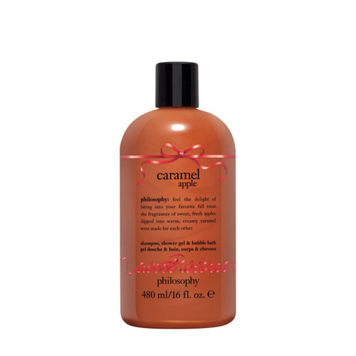 Philosophy - Caramel Apple Shampoo, Shower Gel and Bubble Bath 16 oz. Holiday 2023