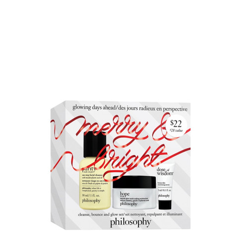 Philosophy - Glowing Days Ahead Cleanse, Bounce And Glow Gift Set Trio