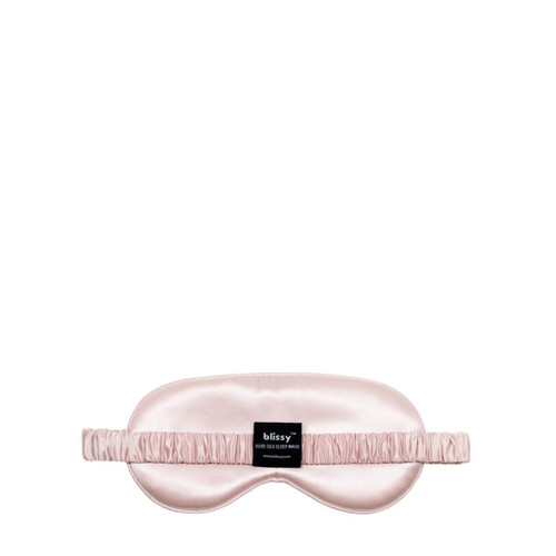 blissy - Mulberry Silk Sleep Mask Pink One Size