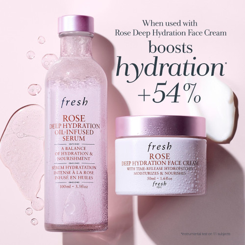 fresh - Rose Deep Hydration Oil-Infused Serum 3.3 oz. - Beauty Bridge