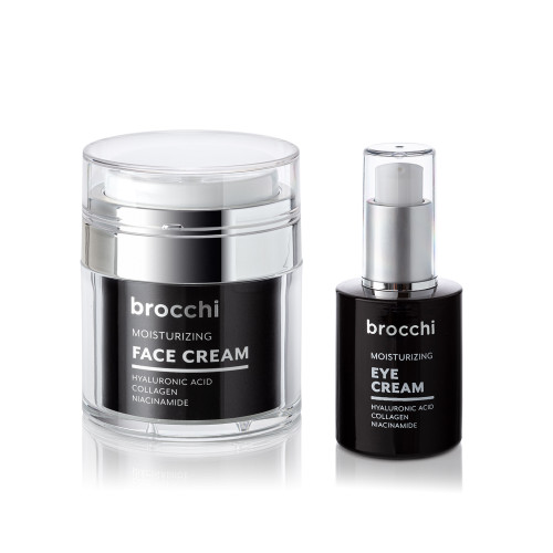 BROCCHI - Hyaluronic Acid Face & Eye Cream Set