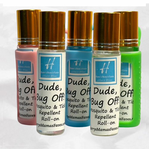 Harry's Mama's Faves, LLC - DUDE, BUG OFF! Bug & Tick Repellant Roll-on Oil