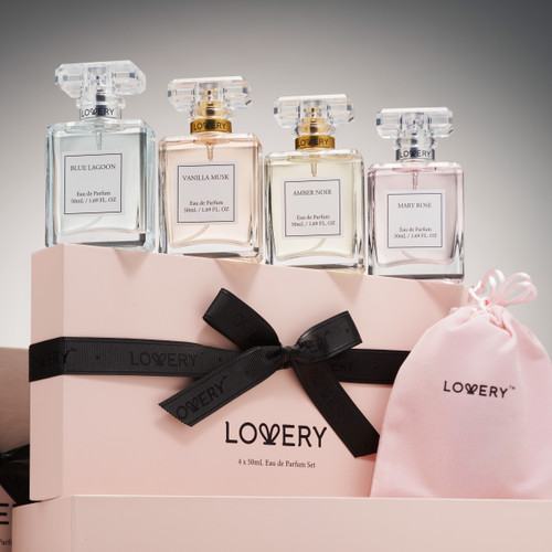Lovery - 4-Pc. Floral Eau de Parfum Gift Set in Lagoon, Rose