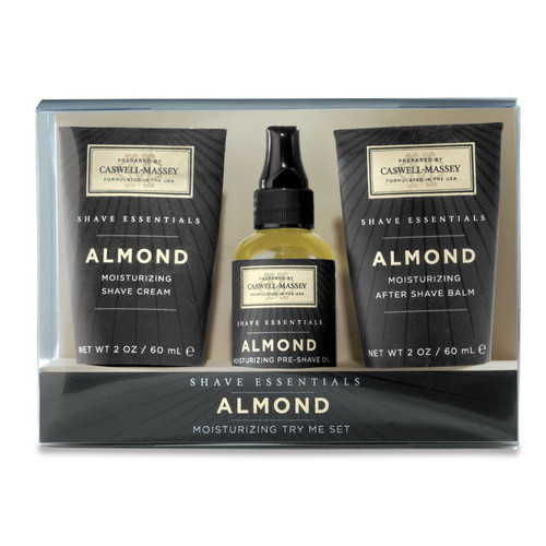Caswell-Massey - Almond Try Me Shaving Set