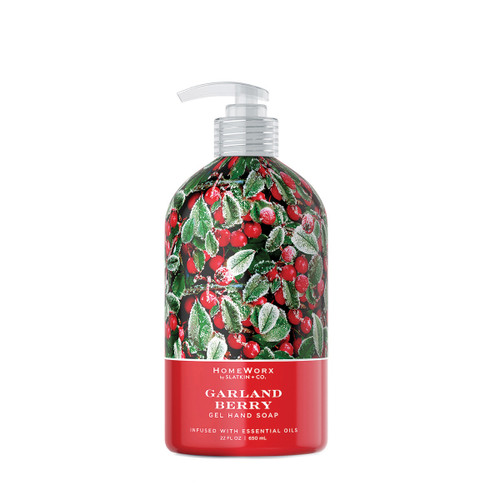 HomeWorx - Garland Berry Gel Hand Soap 22 oz.