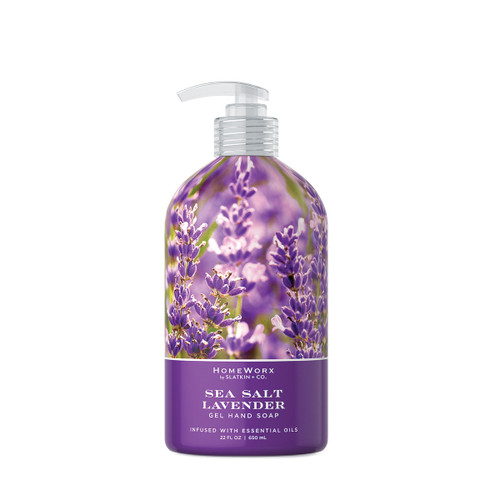 HomeWorx - Sea Salt Lavender Gel Hand Soap 22 oz.