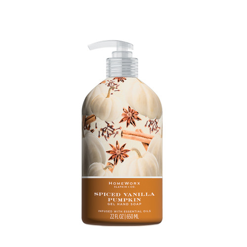 HomeWorx - Spiced Vanilla Pumpkin Gel Hand Soap 22 oz.