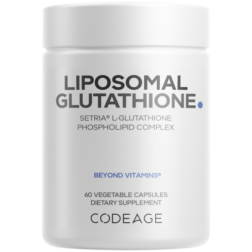 Codeage - Liposomal Glutathione Setria L-Glutathione Supplement 60 ct