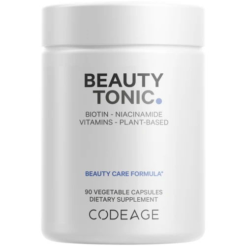 Codeage - Beauty Tonic Biotin Supplement + Vitamins & Minerals 90 ct