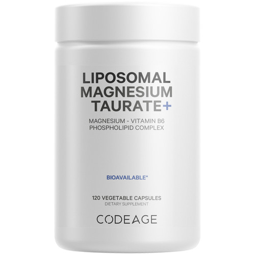 Codeage - Liposomal Magnesium Taurate+ Mineral Supplement 120 ct