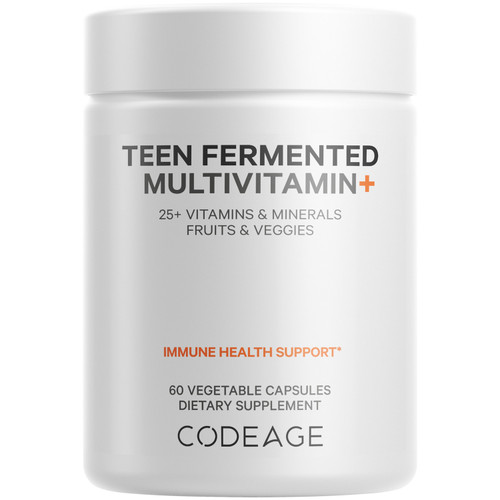 Codeage - Daily Teen Multivitamins + Minerals & Probiotics Supplement 60 ct