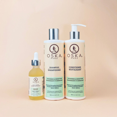 Oska Pure - Hair Densifying Trio | Shampoo, Conditioner & Serum