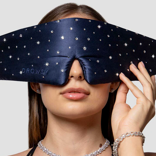 Drowsy - Swarovski Silk Sleep Mask