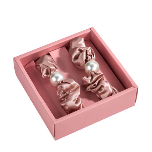 blissy - Pearl Scrunchies Rose Gold