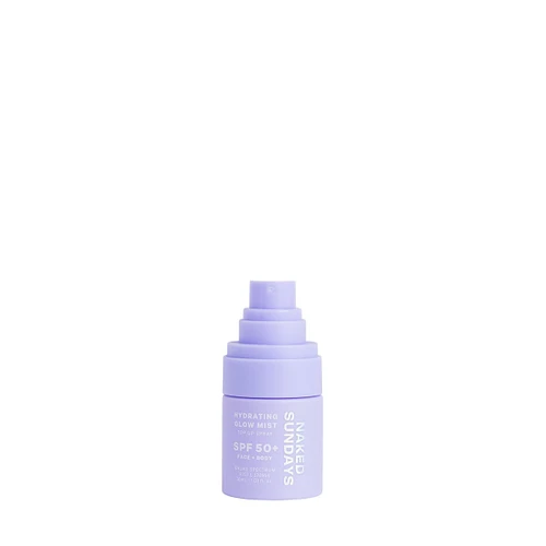 NAKED SUNDAYS - Hydrating Glow Mist Sunscreen Top Up Spray SPF50 1 oz.