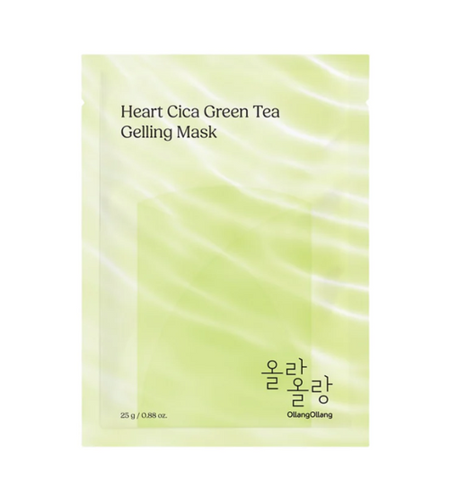 OLLANG OLLANG - Heart Cica Green Tea Gelling Mask (5 Pack)