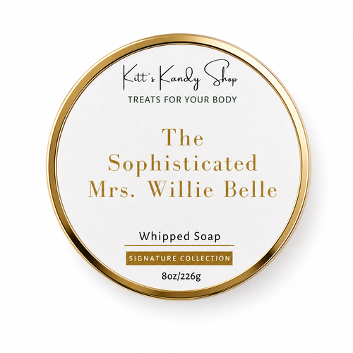 Kitt's Kandy Shop - The Sophisticated Mrs. Willie Belle Whipped Soap - 8 oz