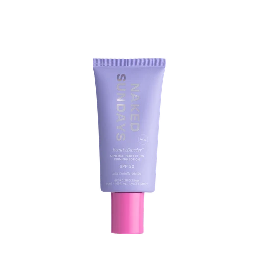 NAKED SUNDAYS - BeautyBarrier Mineral Perfecting Priming Lotion SPF50 1.6 oz.