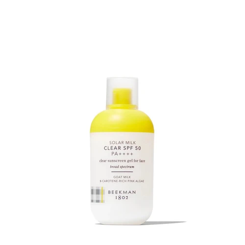 BEEKMAN 1802 - Solar Milk Clear SPF 50 PA Sunscreen Gel for Face 1.6 oz.