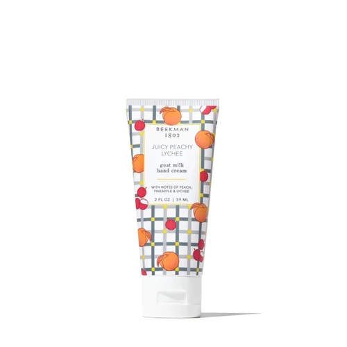 BEEKMAN 1802 - Juicy Peachy Lychee Goat Milk Hand Cream 2 oz.