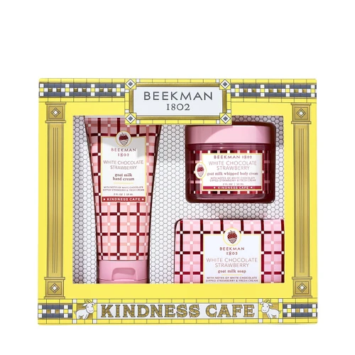 BEEKMAN 1802 - Deluxe Body Care Set White Chocolate Strawberry