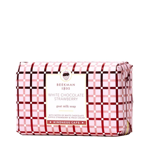 BEEKMAN 1802 - White Chocolate Strawberry Goat Milk Soap 9 oz.