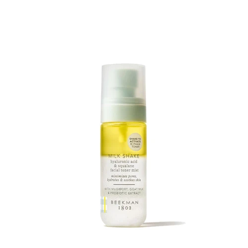 BEEKMAN 1802 - Milk Shake Hyaluronic Acid and Squalane Facial Toner Mist Travel Size 2 oz.