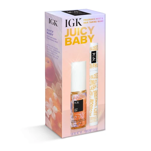 IGK - JUICY BABY Fragrance Mist and Hair Taming Wand Kit