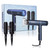 Cortex Beauty - AirFold - Ionic Foldable Dryer + Blowout Brush Set with 2 Detachable Heads - BLUE