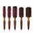 Cortex Professional - Thermal Pro 5 Piece Brush Set - WOOD