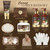 Lovery - Luxury Bath Gift Set in a Vintage Style Wooden Clock Box - 13 Pc Premium Coconut