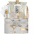 Lovery - 9pc White Jasmine Home Spa Set with Cosmetic Bag, Bath and Body Self Care Gift