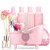 Lovery - 17pc Aromatherapy Set, Rose Petal Bath and Body Spa Kit with Oil Diffuser & More