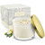 Lovery - Vanilla Bean Home Candle Gift Set, 3 Wick Deluxe Soy Candles, 13oz