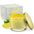 Lovery - Luxury Lemon Bergamot Candle Gift Set, 3 Wick Decorated Home Candles