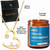 Lovery - Mothes Day 14K Gold Plated Open Heart Pendant Love Necklace with Pouch & Superwoman Soy Candle