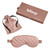 blissy - Diamond Quilted Sleep Mask Rose Gold