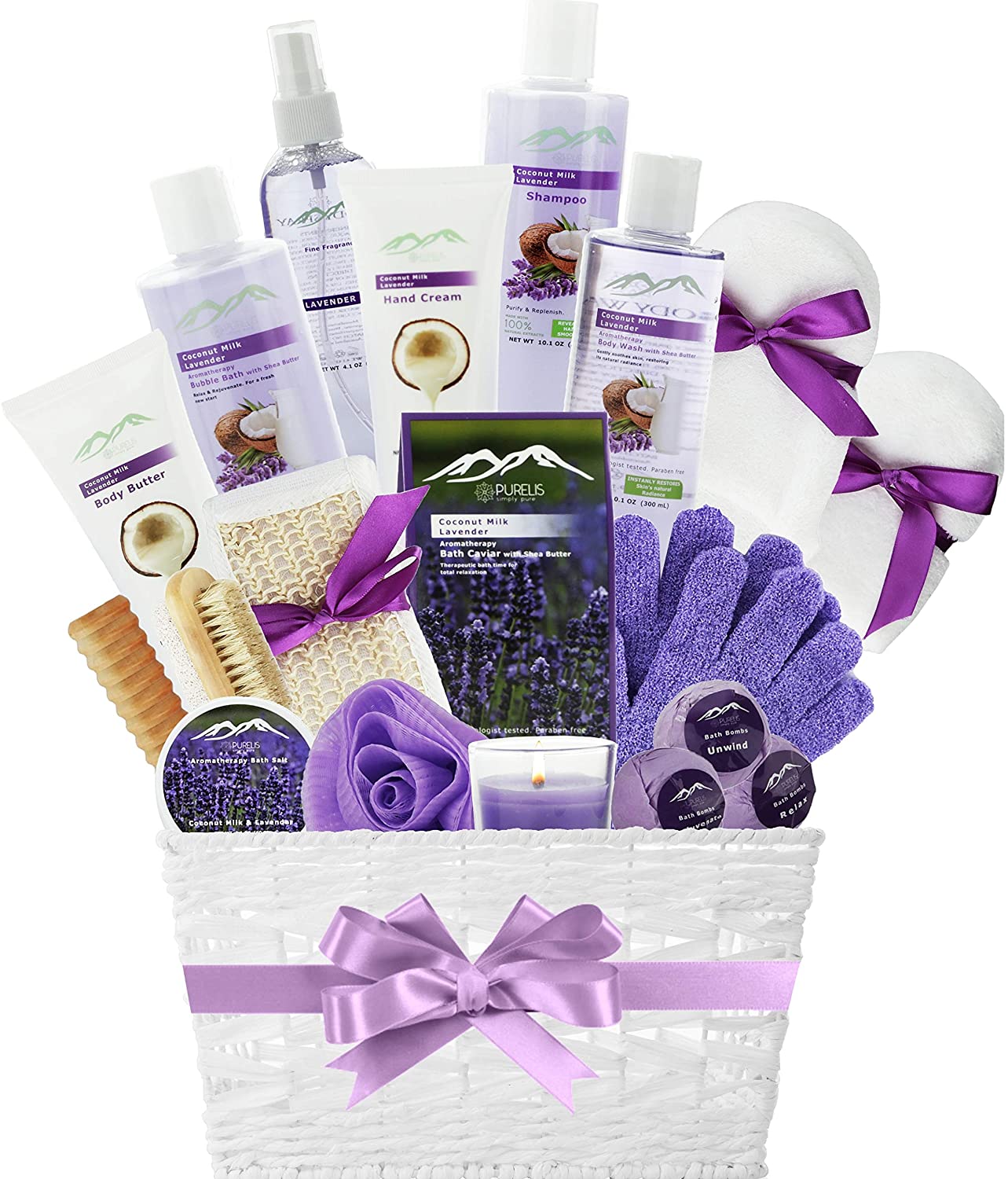  Spa Gift Baskets for Women, Ultimate Self-Care Spa Gift Set  for Women, Mom Spa Gift Basket, Spa Kit with Artisan Soaps, Lotion, Bath  Bomb, Tumbler and Mom Greeting Card by