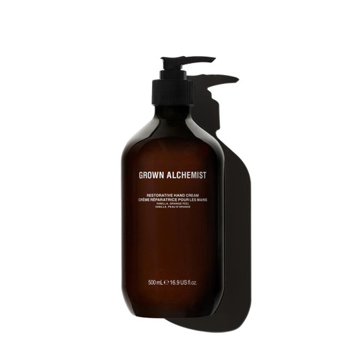 Grown Alchemist Restorative Hand Cream 17 oz for dry hands and cracked cuticles